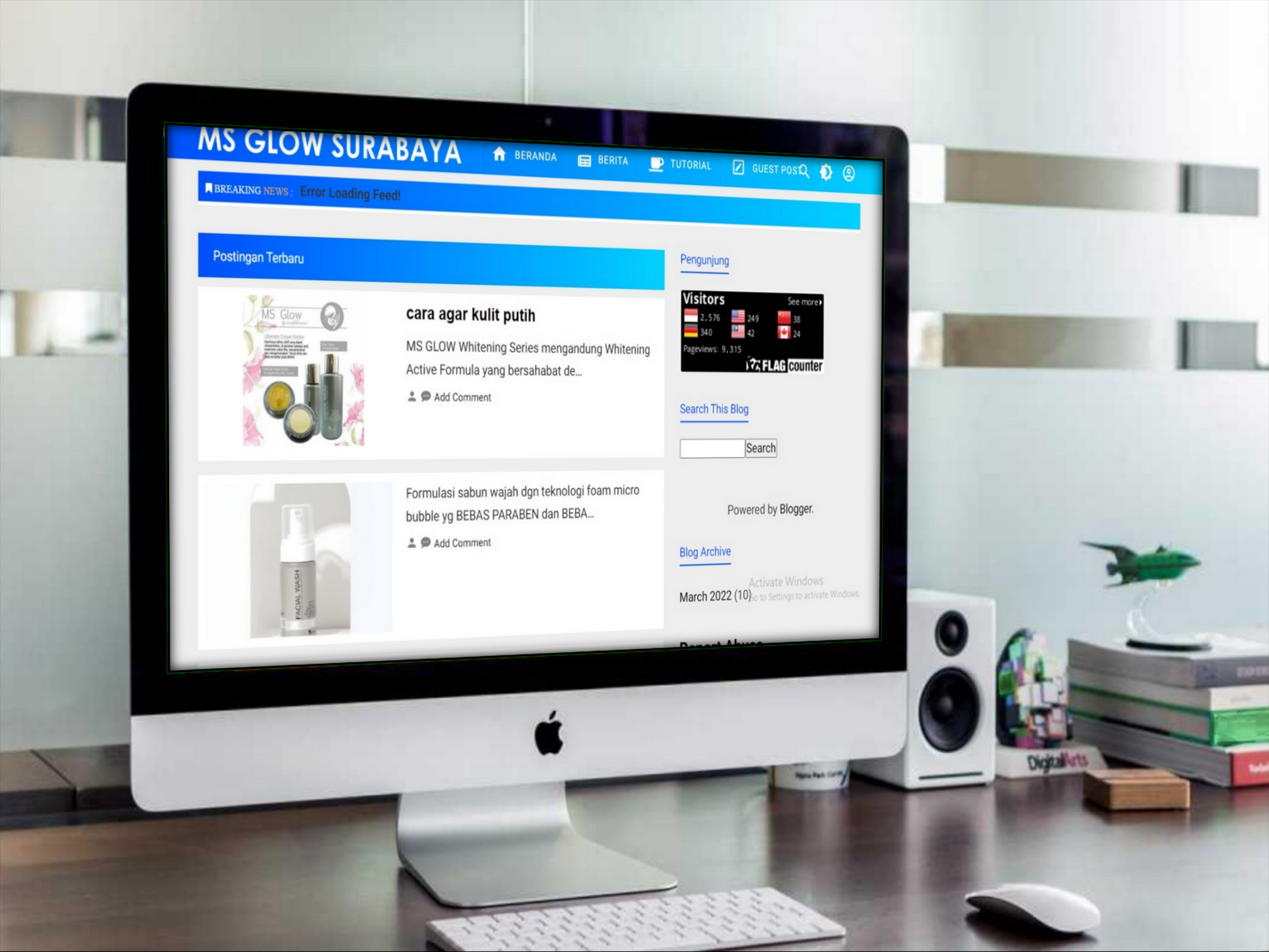 projcet selesai ms glow surabaya