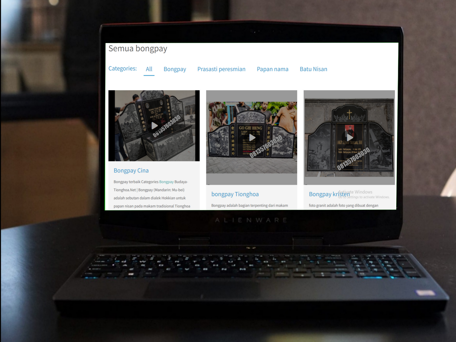 website gallery attau katalog